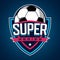Soccer or Football Super Series Vector Logo