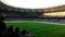 During a soccer game. Krasnodar Stadium.