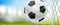 Soccer goal soccer ball soccer stadium 3d rendering