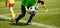 Soccer Goalkeeper Holding Soccer Ball. Soccer Goalkeeper Catching Skills