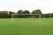 Soccer goalposts in the park