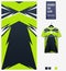 Soccer jersey fabric design. Abstract pattern on green background.