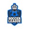 Soccer League logo. Football logo
