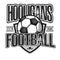 Soccer logo. Football hooligans spirit