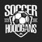 Soccer logo. Soccer hooligans spirit