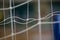 Soccer net with knots, close up. Blurred background