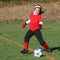 Soccer Player Kicking Ball 55