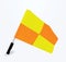 Soccer referee flag