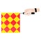 soccer referee flag