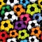 Soccer seamless texture