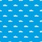 Soccer shoe pattern seamless blue