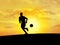 Soccer Silhouette