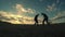 Soccer. sky two men play soccer the beautiful silhouettes football sport