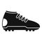 Soccer sneaker icon simple vector. Sport shoe