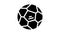 soccer sport game glyph icon animation