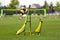 Soccer Training Goal. Sports Training Aid Equipment. Soccer Trainer Rebound Net Football