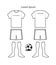 Soccer uniform template