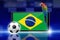 Soccer video game, brazil parrot