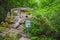 SOCHI, RUSSIA - JULY 5, 2015: Architectural monument - monolithic stone dolmen