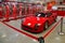 Sochi, Russia - May 30. 2018. racing car Ferrari in Auto Sports Museum in main tribune of autodrome