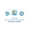 Social capital concept icon