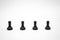 Social distancing. chess piece stay apart to reduce Covid 19 virus infection. Maintain social distance Detained, could not find