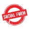 Social Form rubber stamp