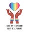 Social LGBT poster, banner. Pride month. Vector