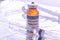 Social Media addict concept vaccine or antitoxin ,medicine vial