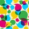 Social media bubbles pattern background