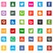 Social media business company logo icons