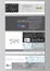 Social media and email headers set, banners. Business templates. Easy editable layouts in popular sizes. Soft color dots