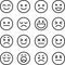 Social media emoji icons / emoticons