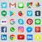 Social media icon for Facebook, Whatsapp, Skype, Youtube, Instagram, Snapchat, Hangout, Twitter