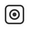 Social media icon, photo camera instagram icons