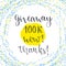 Social media icon. Vector lettering with text Giveaway 100k Wow Thanks. Blog icon