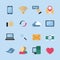 Social media icons set