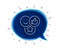 Social media likes line icon. Thumbs up sign. Vector