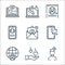 social media line icons. linear set. quality vector line set such as user, love, internet, smartphone, email, smartphone, profile