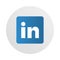 Social media logo, linkedin networking for professionals