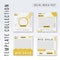 Social Media post, instagram post template collection