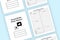 Social media post planner KDP interior. Daily social media post and blog information tracker template. KDP interior notebook.