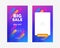Social media story status online product promotion vertical poster background template design. Creative diagonal geometric