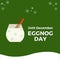 Social media template for celebrating Eggnog Day