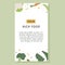 Social media Vertical Banner of iron rich food sources. Social media Story template with place for text. Background