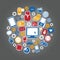 Social network icons