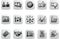 Social Network White Glossy icons set 2