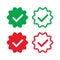 Social networks verified badges