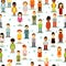 Social people communication network seamless background