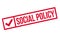 Social Policy rubber stamp